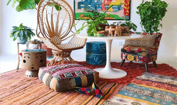 Gaya Bohemian: Interior Bebas Tapi Penuh Karakter